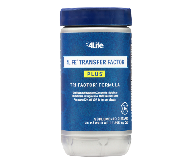 Frasco oficial 4Life Transfer Factor Plus 90 cápsulas - Distribuidor Autorizado Activos Vitales